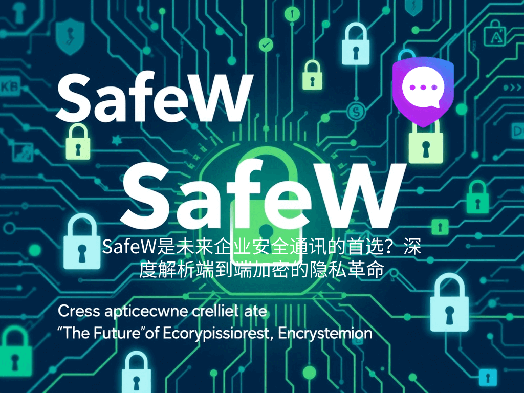 SafeW 是未来企业安全通讯的首选 · 深度解析端到端加密的隐私革命